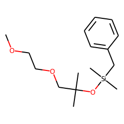 1-(2-Methoxyethoxy)-2-methyl-2-propanol, benzyldimethylsilyl ether