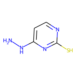 2-Pyrimidinethiol, 4-hydrazino-