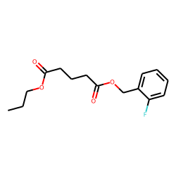 Glutaric acid, 2-fluorobenzyl propyl ester