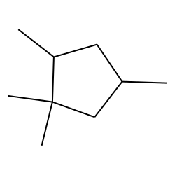 1,1,2,4-tetramethylcyclopentane, trans,cis