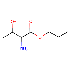 Butanoic acid, 2-amino-3-hydroxy, propyl ester
