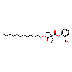 Diethylmalonic acid, dodecyl 2-formylphenyl ester
