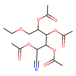 Glucose, 6-ethyl, nitrile, acetylated