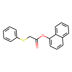 (Phenylthio)acetic acid, 1-naphthyl ester