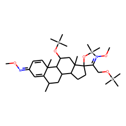 6«alpha»-Methylprednisolone, bis-MO-tris-TMS