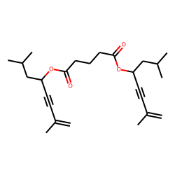 Glutaric acid, di(2,7-dimethyloct-5-yn-7-en-4-yl) ester