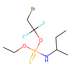 O-Ethyl-O-(1,1-difluoro-2-bromoethyl)-N-(1-methylpropyl)-phosphorothioamidate