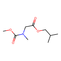 Glycine, n-methyl-n-methoxycarbonyl-, isobutyl ester
