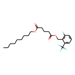Glutaric acid, 2-fluoro-6-(trifluoromethyl)benzyl nonyl ester