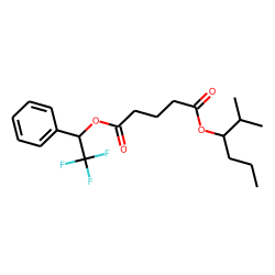 Glutaric acid, 2-methylhex-3-yl 1-phenyl-2,2,2-trifluoroethyl ester