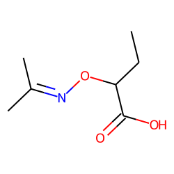 Butyric acid, 2-[(isopropylideneamino)oxy]-