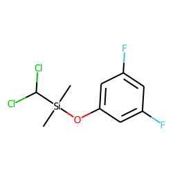 1,3-Difluoro-5-dichloromethyldimethylsilyloxybenzene