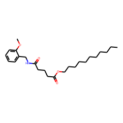 Glutaric acid, monoamide, N-(2-methoxybenzyl)-, undecyl ester