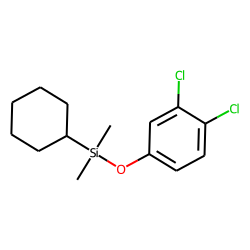 1-Cyclohexyldimethylsilyloxy-3,4-dichlorobenzene