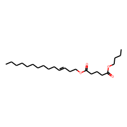 Glutaric acid, butyl tetradec-3-enyl ester