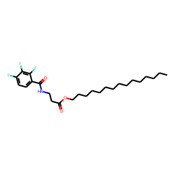 «beta»-Alanine, N-(2,3,4-trifluorobenzoyl)-, pentadecyl ester