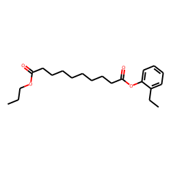 Sebacic acid, 2-ethylphenyl propyl ester