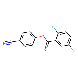 2,5-Difluorobenzoic acid, 4-cyanophenyl ester