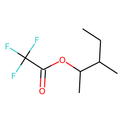Acetic acid, trifluoro-, 1,2-dimethylbutyl ester, (R*,S*)-(+/-)-