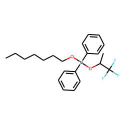 Silane, diphenylheptyloxy(1,1,1-trifluoroprop-2-yloxy)-