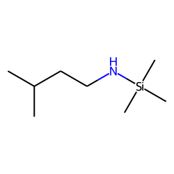 1-Butanamine, 3-methyl, mono-TMS