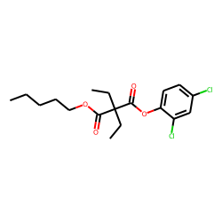 Diethylmalonic acid, 2,4-dichlorophenyl pentyl ester