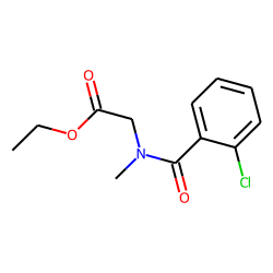 Sarcosine, N-(2-chlorobenzoyl)-, ethyl ester