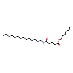 Glutaric acid, monoamide, N-tetradecyl-, hexyl ester