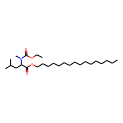 l-Leucine, N-ethoxycarbonyl-N-methyl-, hexadecyl ester