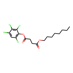 Succinic acid, octyl 2,3,4,6-tetrachlorophenyl ester