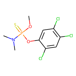 O-methyl-o-(2,4,5-trichlorophenyl) dimethylamidophosphorothioate