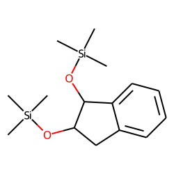 cis-Indan-1,2-diol, bis-TMS