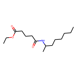 Glutaric acid, monoamide, N-(2-octyl)-, ethyl ester
