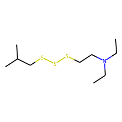 2-Diethylaminoethyl isobutyl trisulfide