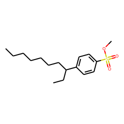 Benzenesulphonic acid, 4-(3-decyl)-, methyl ester