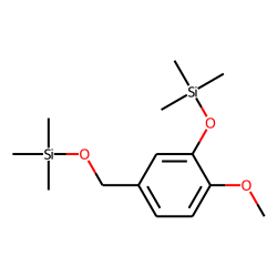 3-Hydroxy-4-methoxybenzyl alcohol, bis(trimethylsilyl) ether