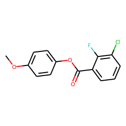 3-Chloro-2-fluorobenzoic acid, 4-methoxyphenyl ester