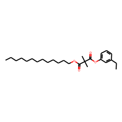 Dimethylmalonic acid, 3-ethylphenyl tridecyl ester