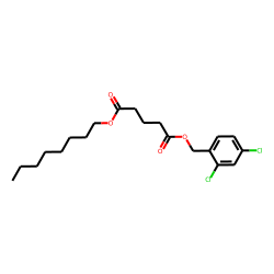 Glutaric acid, 2,4-dichlorobenzyl octyl ester