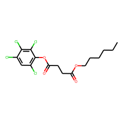 Succinic acid, hexyl 2,3,4,6-tetrachlorophenyl ester