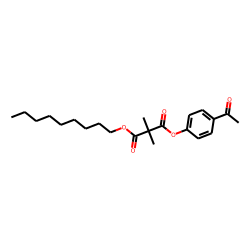 Dimethylmalonic acid, 4-acetylphenyl nonyl ester