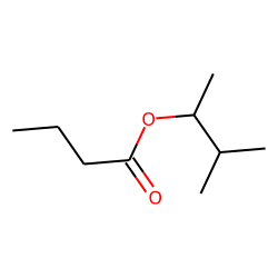 Butanoic acid, 1,2-dimethylpropyl ester