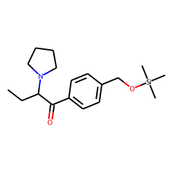 4 -methyl-«alpha»-pyrrolidinobutyrophenone-M (HO-) TMS