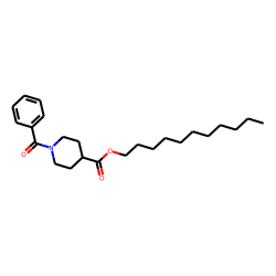 Isonipecotic acid, N-benzoyl-, undecyl ester