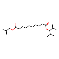 Sebacic acid, 2,4-dimethylpent-3-yl isobutyl ester