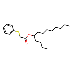 (Phenylthio)acetic acid, 5-tridecyl ester
