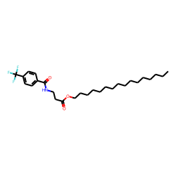 «beta»-Alanine, N-(4-trifluoromethylbenzoyl)-, hexadecyl ester
