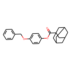 1-Adamantanecarboxylic acid , 4-benzyloxyphenyl ester