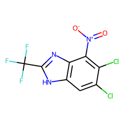 Benzimidazole, 5,6-dichloro-4-nitro-2-(trifluoromethyl)-