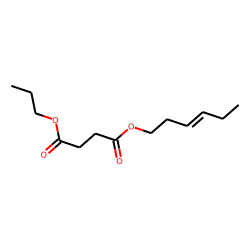 Succinic acid, cis-hex-3-enyl propyl ester